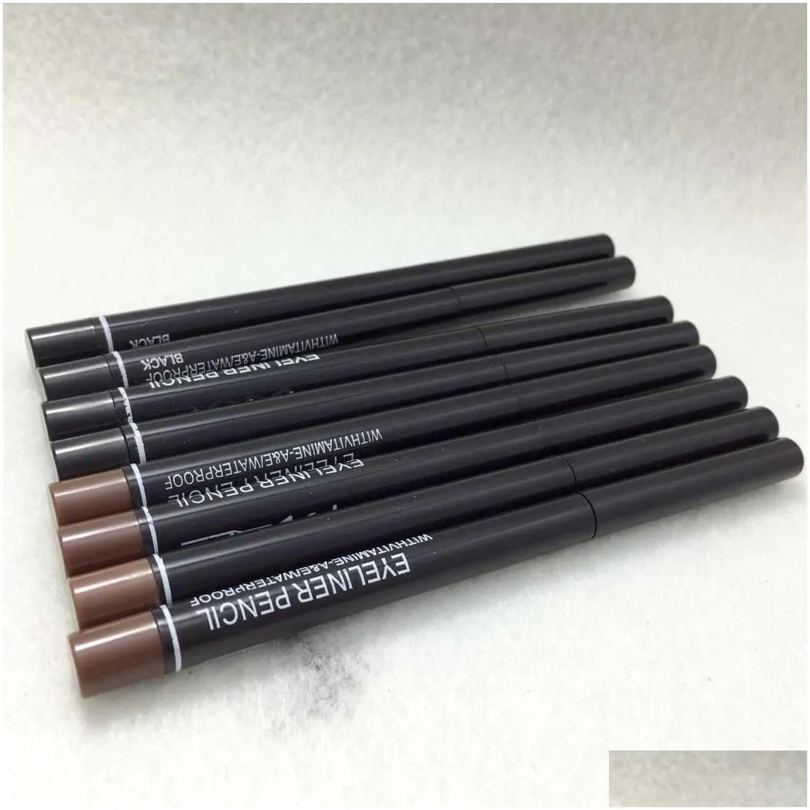 make up eyeliner makeup eyes rotary retractable with vitamine a e waterproof eyeliner pencilblack/brown eyeliner