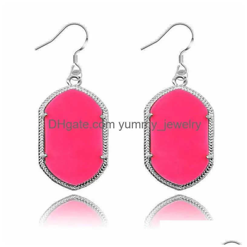 Dangle & Chandelier Acrylic Geometric Statement Earrings For Women Big Long Solid Color Drop Dangle Fashion Ethnic Designer Jewelry Bk Dhi1Q