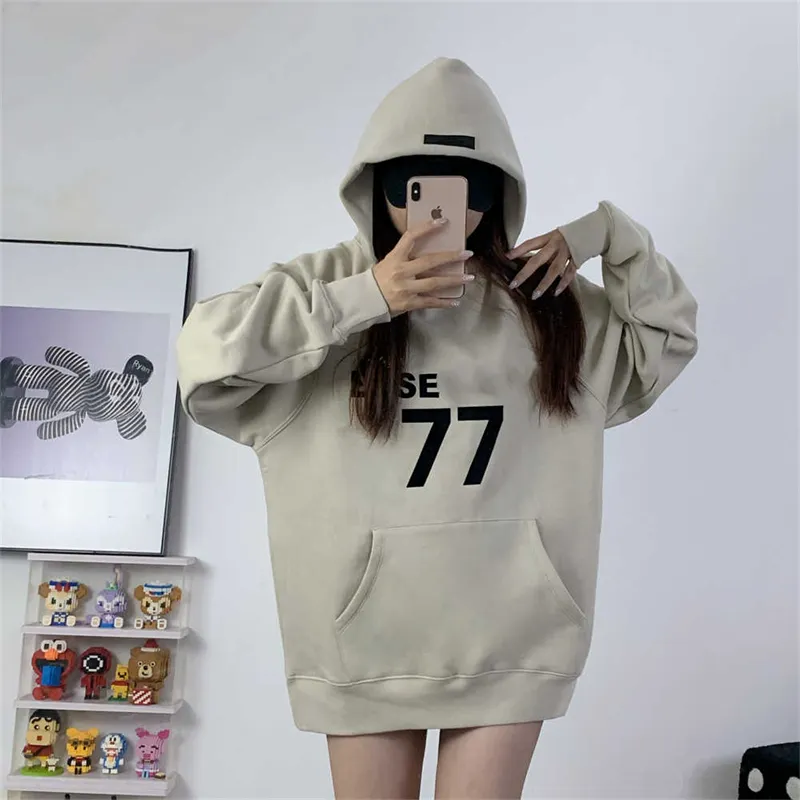 FO new hooded hoodie new composite line eighth season American sports leisure loose behind the letter men and women couples hoodie tide brandS-XL