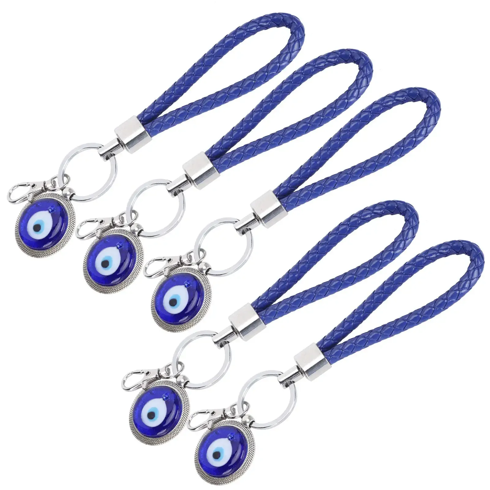 3ml evil eye keychain turkish blue evil eye keychain charms pendants evil eye amulet keychain for man woman purse handbag bag decoration gift