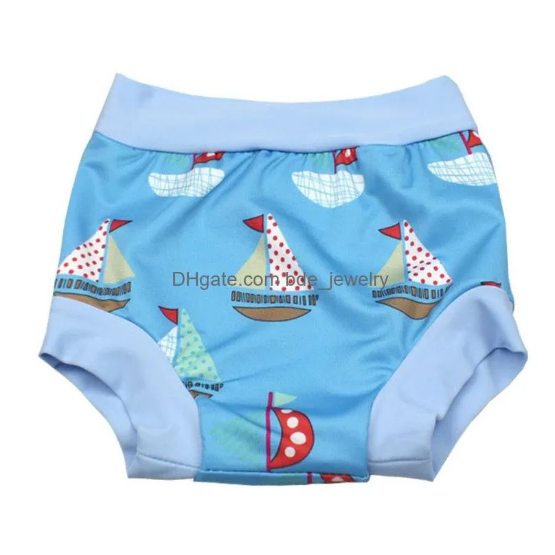 high waist baby swim diaper for baby swimmingreusable swimming diapers baby nappies washable pool pantbaby cloth diaper nappy 201117