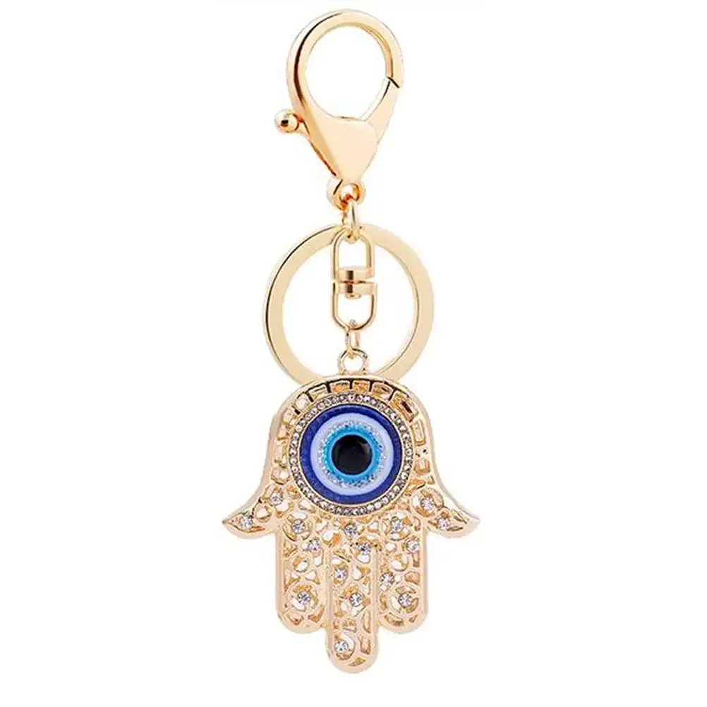 3ml blue evil eye nazar owl key ring blessing protection religious charm birthday blessing congratulatory gift