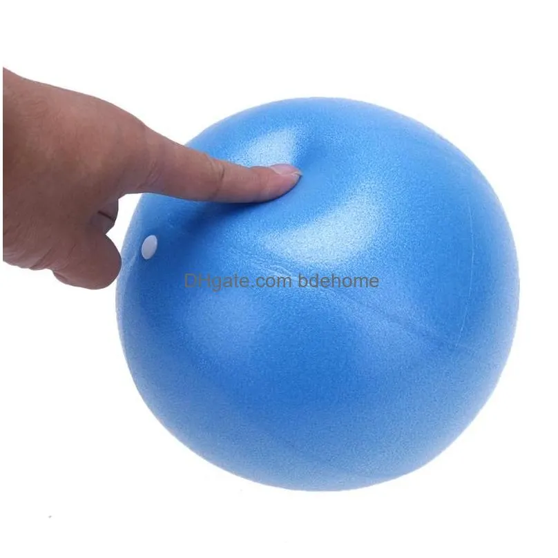 Yoga Balls 25Cm/9.84 Mini Yoga Ball Physical Fitness For Appliance Exercise Home Trainer Pods Pilates Drop Delivery Sports Outdoors Fi Dh6Jm