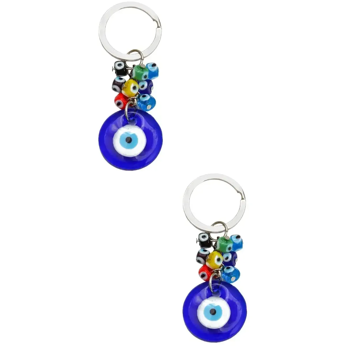 3ml turkish blue evil eye keychain charms pendants blue evil eyes hanging keychain hanging ornament jewelry accessories