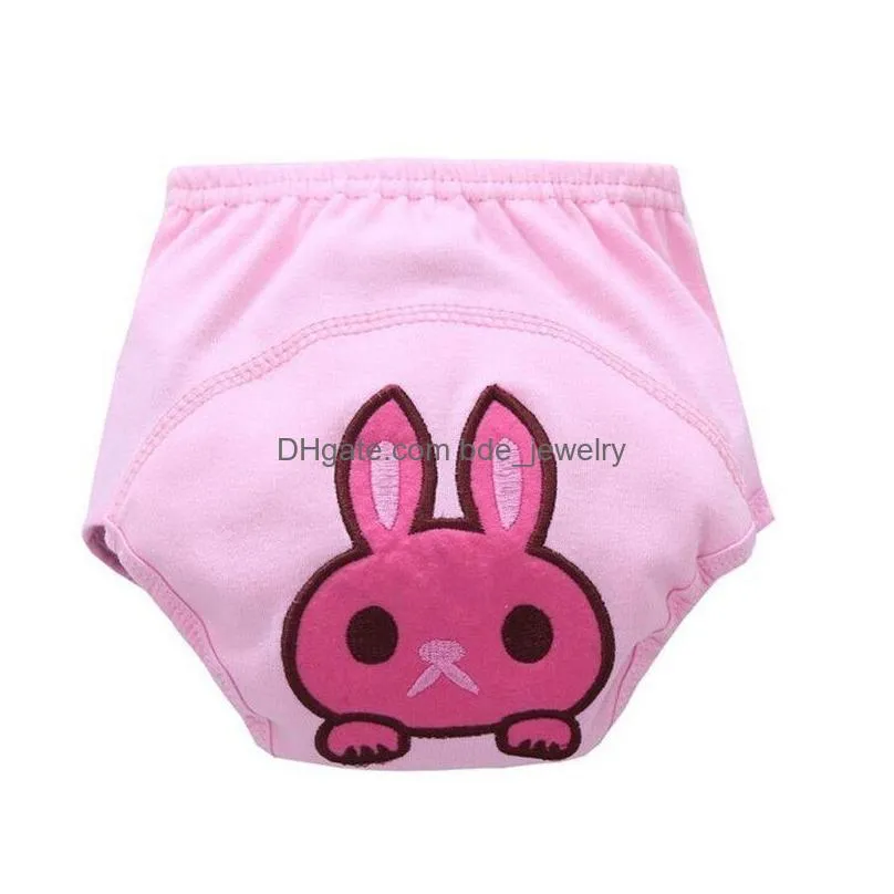 cloth diapers 6pc baby training pants children study diaper underwear infant learning panties born cartoon diapers trx0001 220927