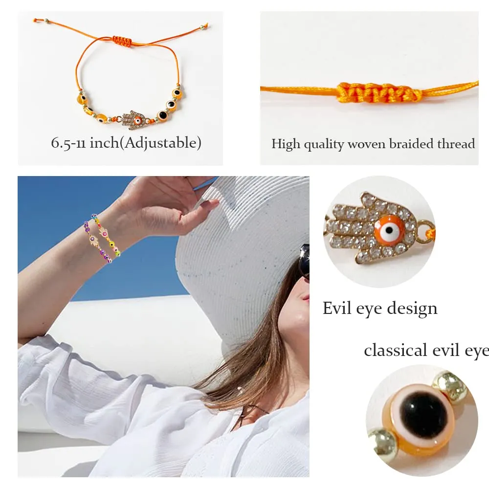 GOLD EVIL EYE CHARM BRACELET - Lele Sadoughi