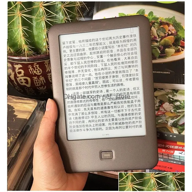 built in light e-book reader wifi ebook e-ink 6 inch touch screen 1024x758 electronic book reader