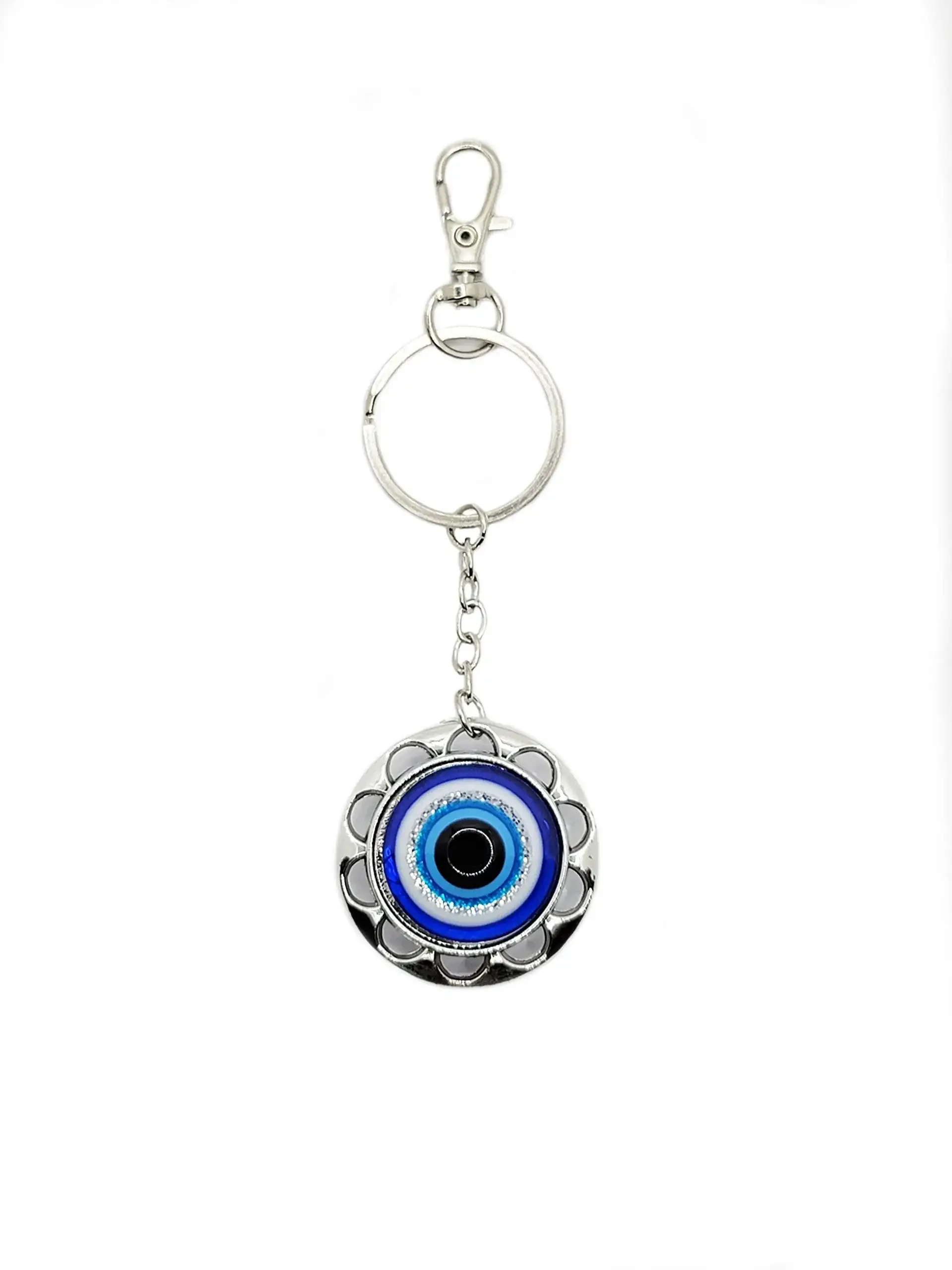 3ml evil eye keychain red for good luck keychain amulet charm for women or men keyring car decor turkish nazar protection keychain 5 blue standart