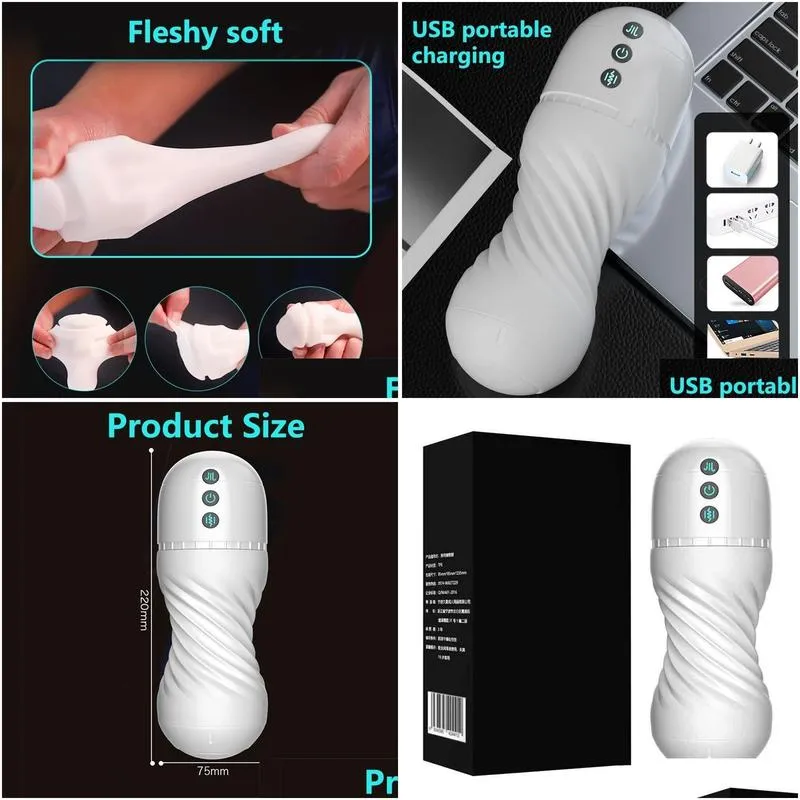  toy massager automatic artificial cunt cup sucking machine blowjob vagina masturbation vibrator adult toys for men 18