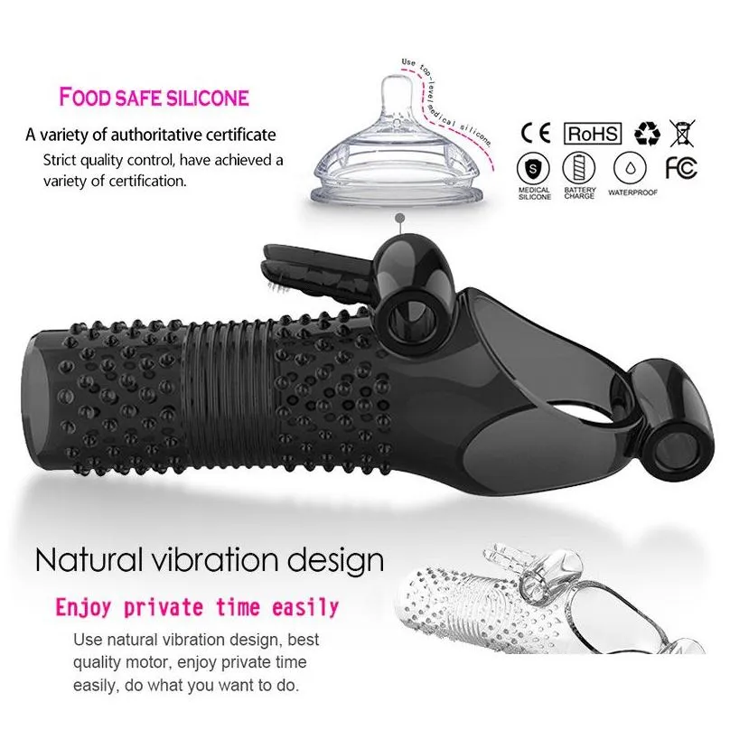 wool yarn penis vibrating ring toy for couple penis vibrator strap on delay vibrating ring g spot stimulator adult product for