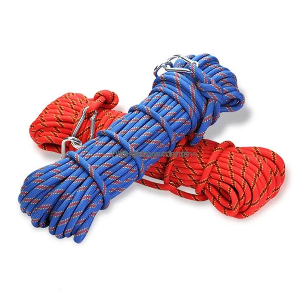 Climbing Ropes Climbing Ropes 10M15M20M30M Rope Outdoor Rescue Safety Paracord Insurance Escape Hiking Survival Tool Drop Delivery Spo Dhuwb