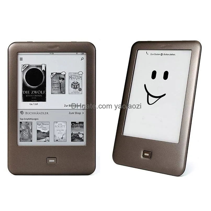 built in light e-book reader wifi ebook e-ink 6 inch touch screen 1024x758 electronic book reader