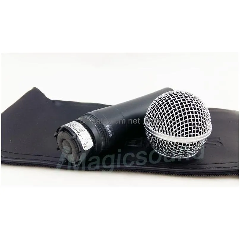 upgrade version sm58lc 15pcs top quality  58lc wired dynamic cardioid microphone vocal microfone mic