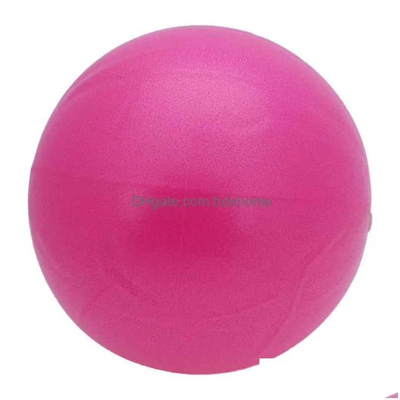 Yoga Balls 25Cm/9.84 Mini Yoga Ball Physical Fitness For Appliance Exercise Home Trainer Pods Pilates Drop Delivery Sports Outdoors Fi Dh6Jm