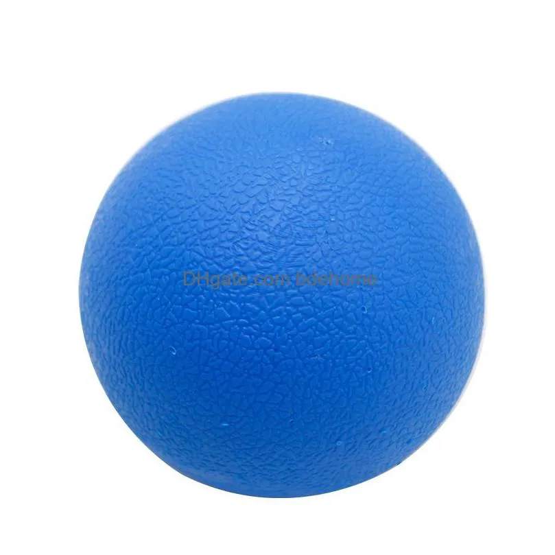 Yoga Balls Yoga Balls Tpe Single Fascia Ball Promote Blood Circation Relieve Muscle Soreness Plantar Acupoint Mas Fitness Mini 230607 Dhk6T