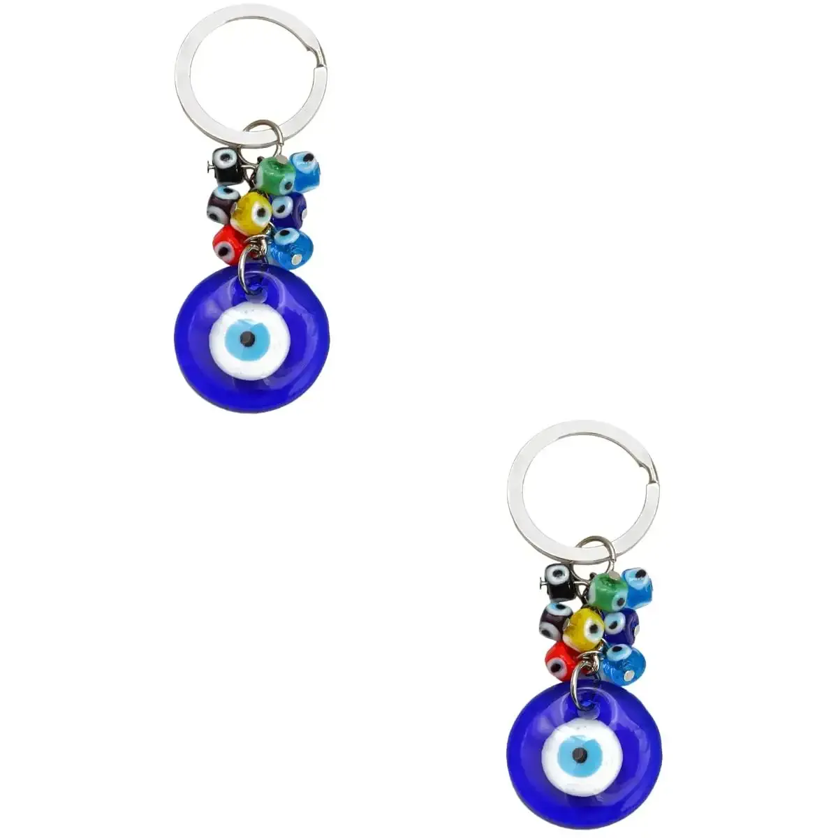 3ml turkish blue evil eye keychain charms pendants blue evil eyes hanging keychain hanging ornament jewelry accessories