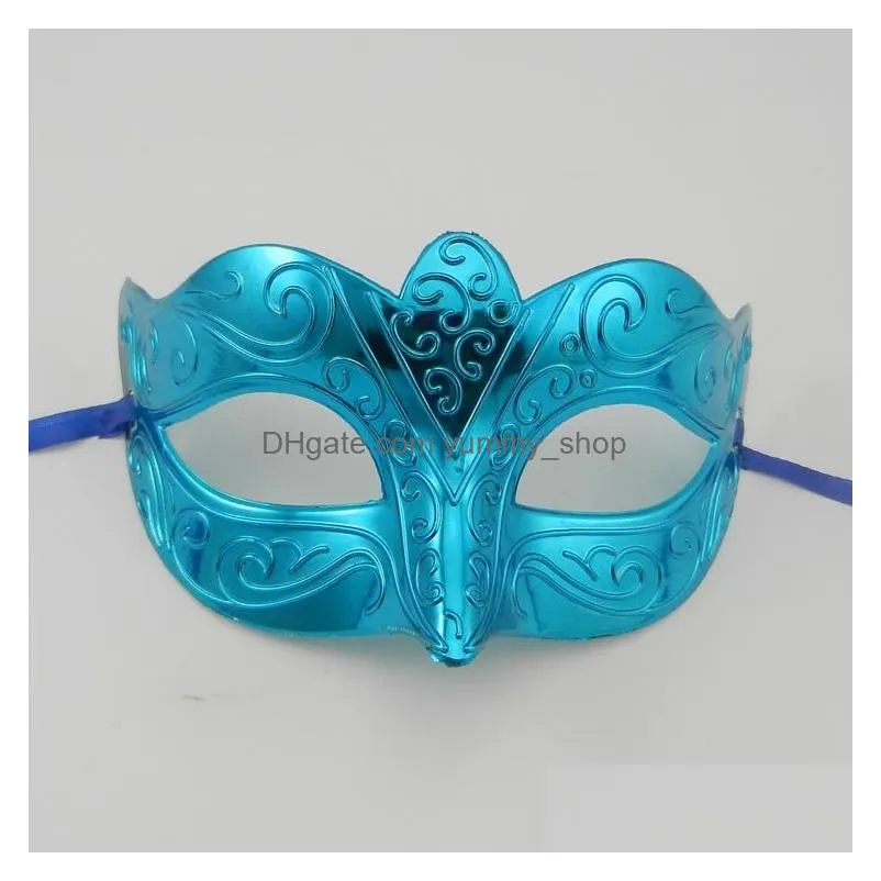 gold plating party masks cute kid mask venetian masquerade eye mask carnival dance costume cosplay mardi gras mask mix color