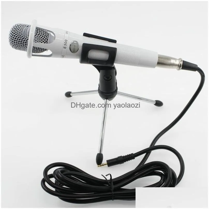 professional ktv microphone e300 condenser microphone pro audio studio vocal recording mic