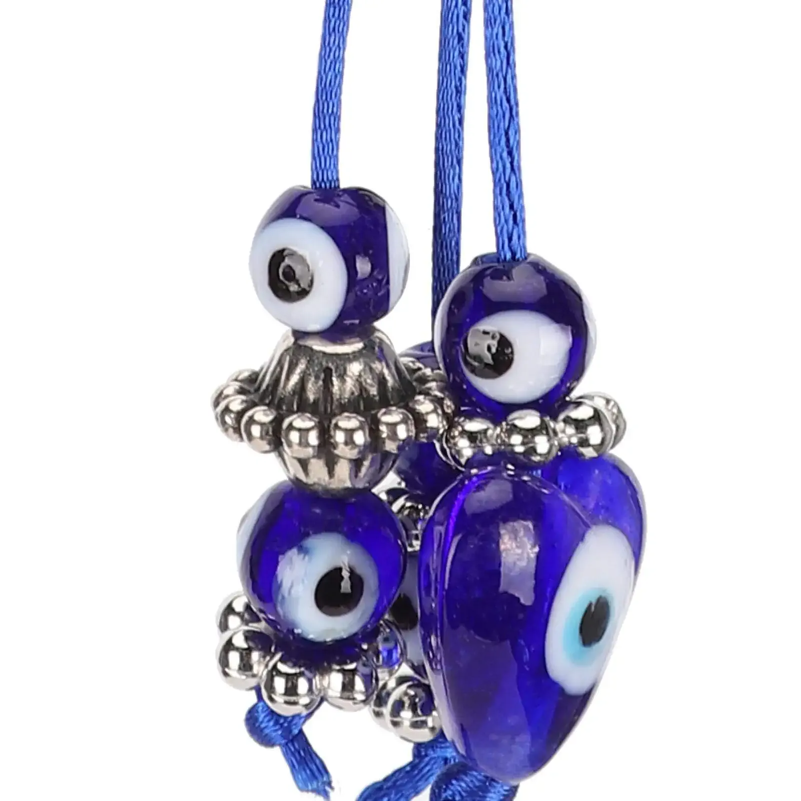 3ml blue evil eye keychain turkish amulet charm pendant lucky charm ion tassel hanger fashion jewelry car accessories gift