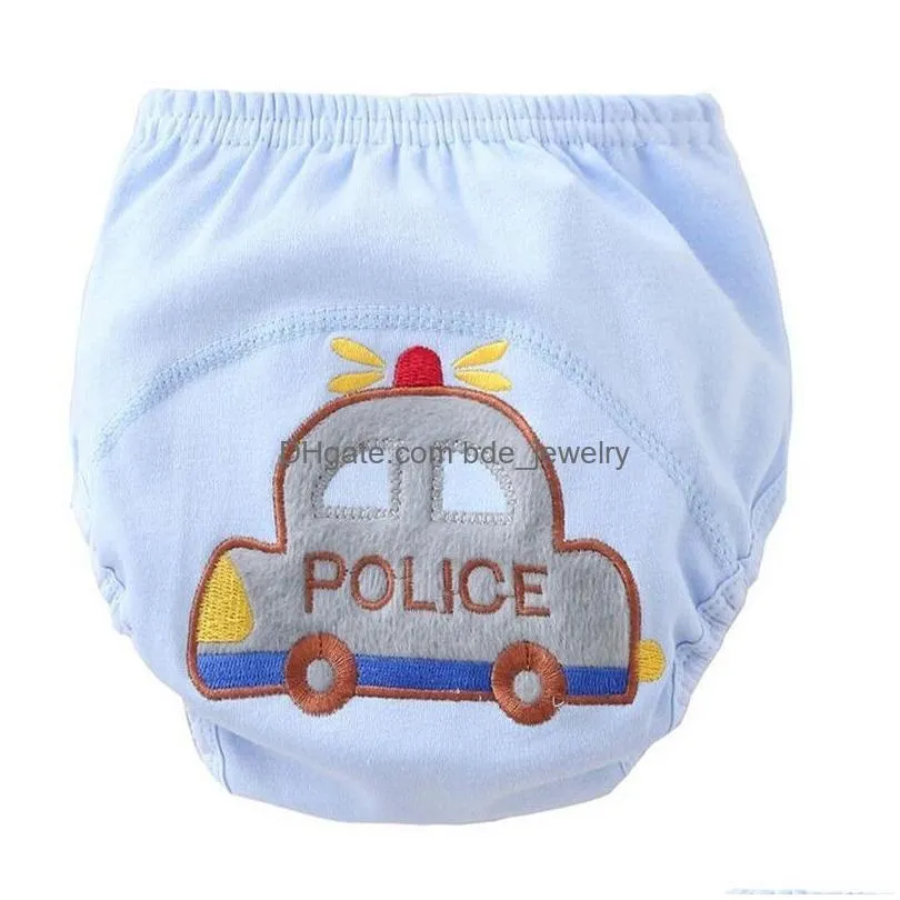 cloth diapers 6pc baby training pants children study diaper underwear infant learning panties born cartoon diapers trx0001 220927