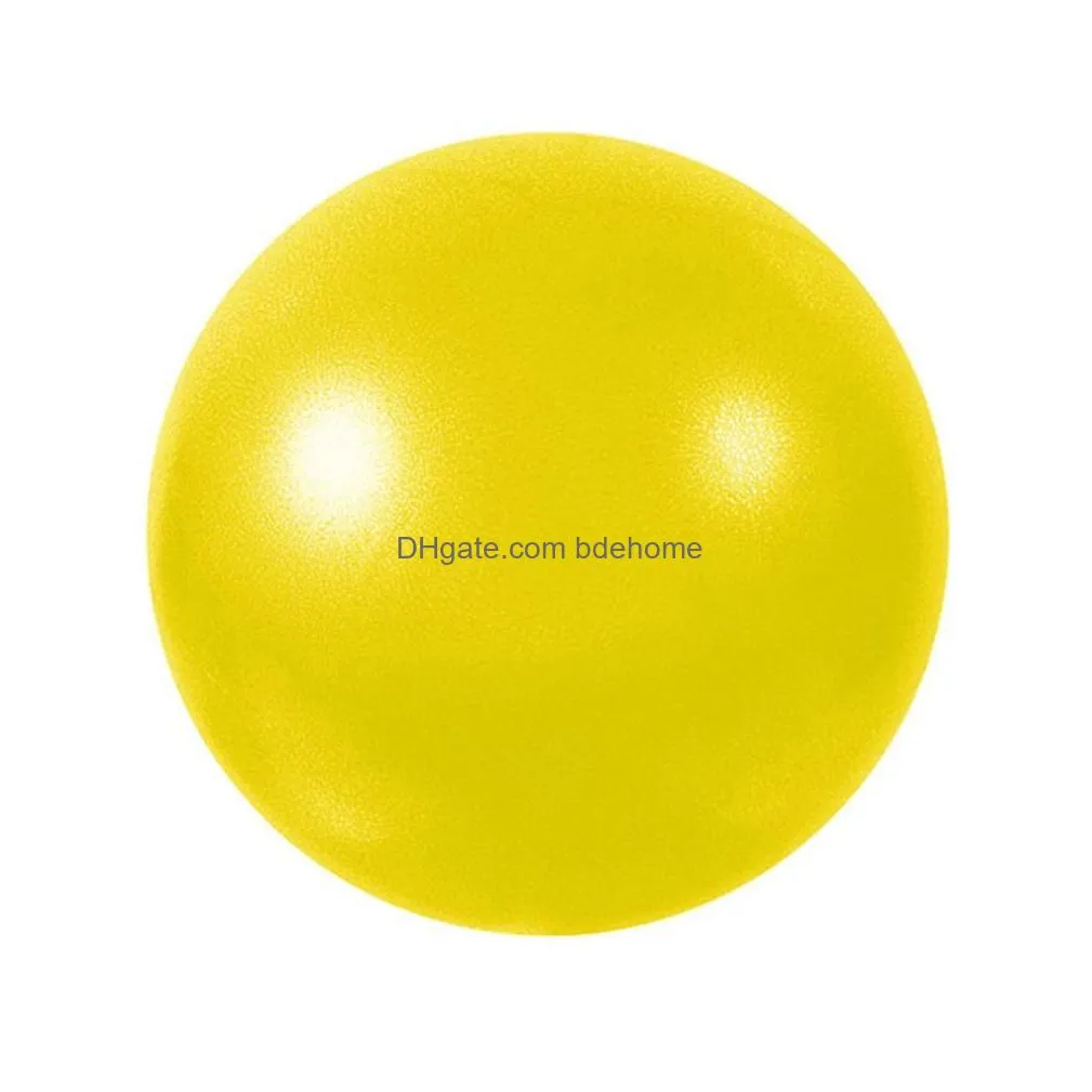 Yoga Balls 25Cm Anti-Pressure Explosion-Proof Diameter Yoga Exercise Gym Pilates Nce Ball Home Training Drop Delivery Sports Outdoors Dh1Lq