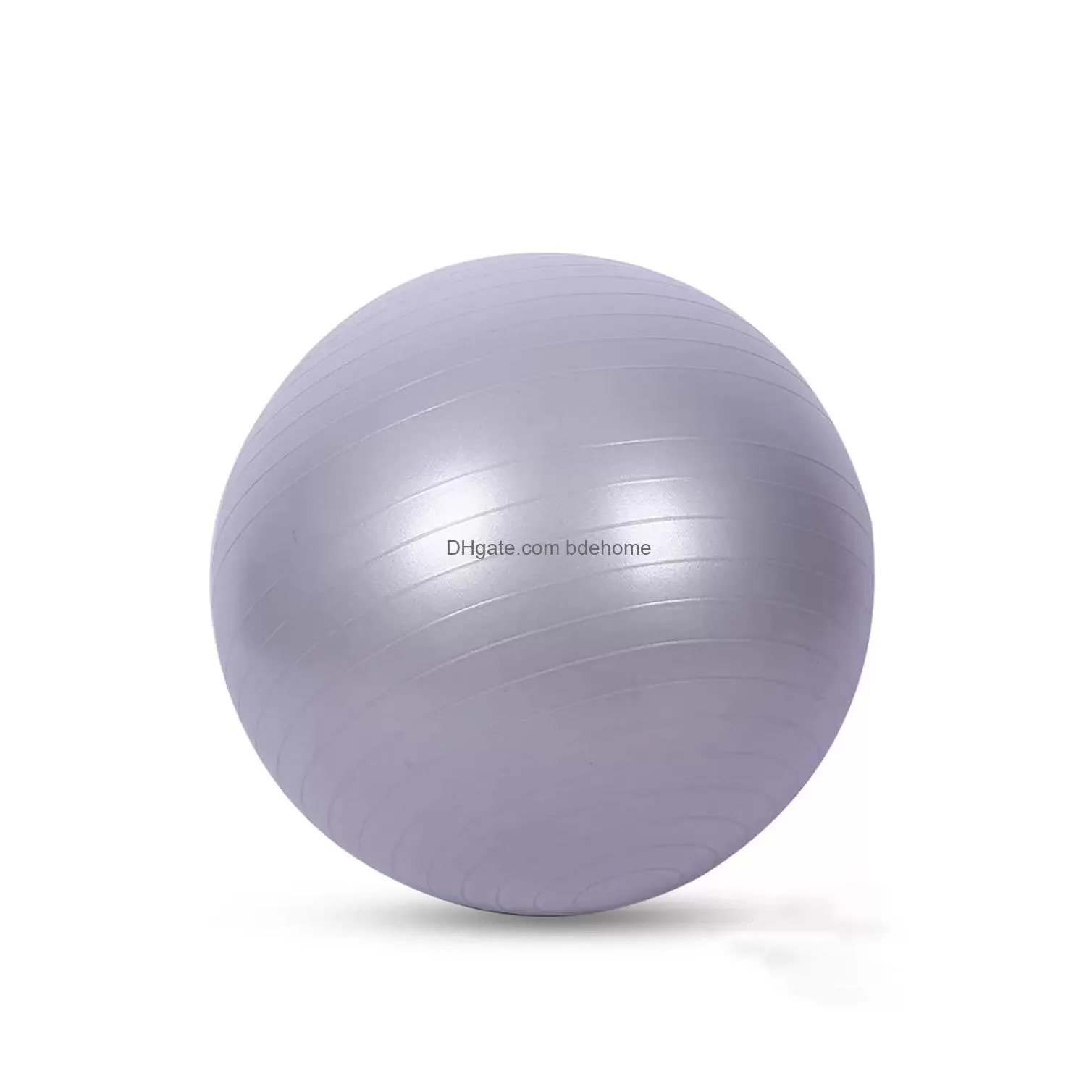 Yoga Balls 65Cm Yoga Balls Sports Fitness Bola Pilates Gym Sport Fitball With Pump Exercise Workout Mas Ball New Fy8051 Drop Delivery Dhoeq