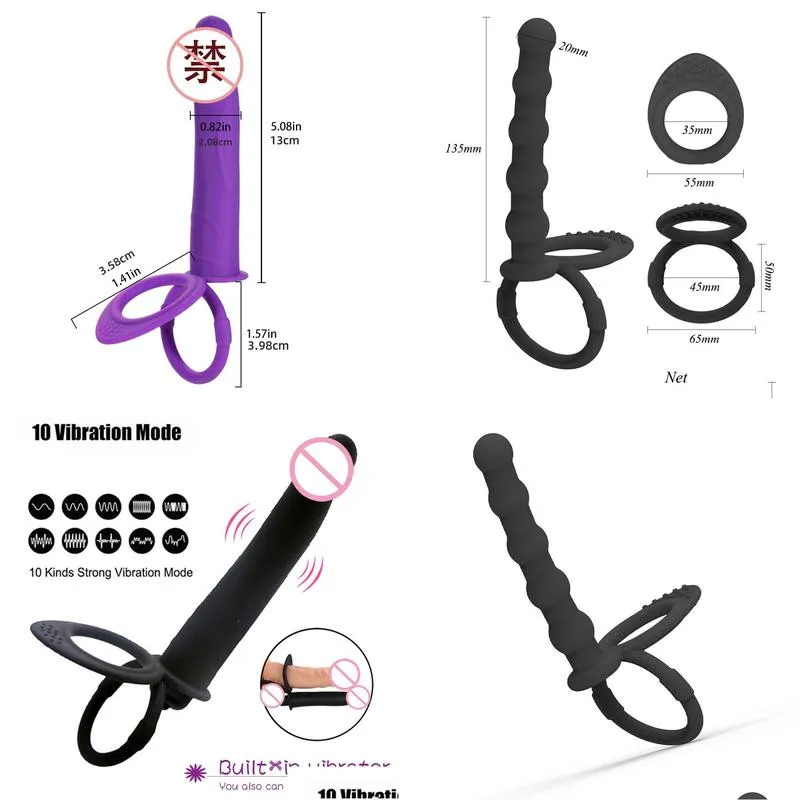 bandanas double penetration dildo anal vibrator adult erotic products shop toys for men couples women massager strapon