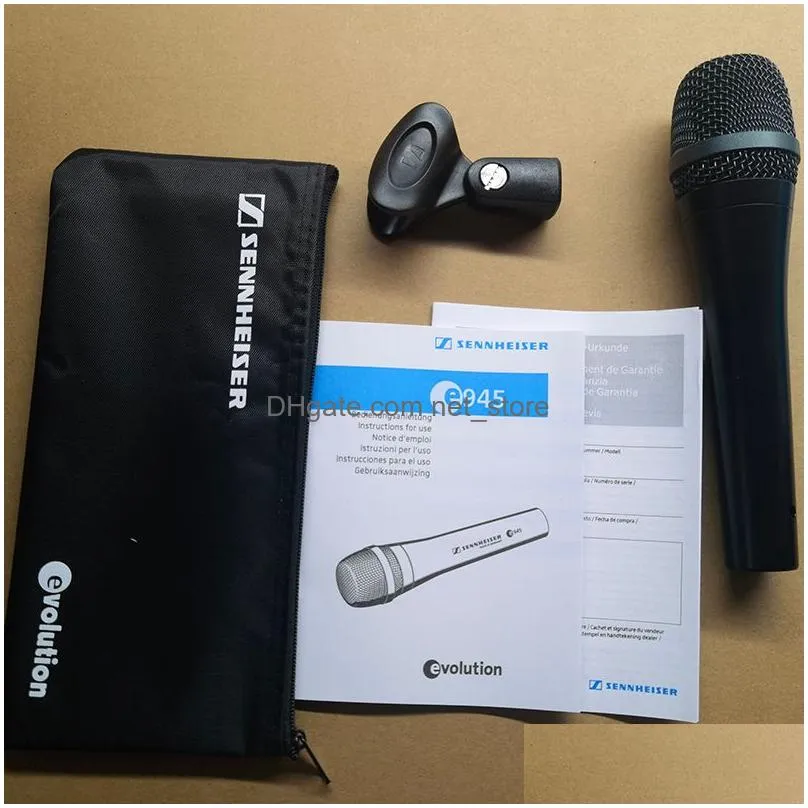 professional dynamic supercardioid vocal 945 wired podcast microphone mic microphones