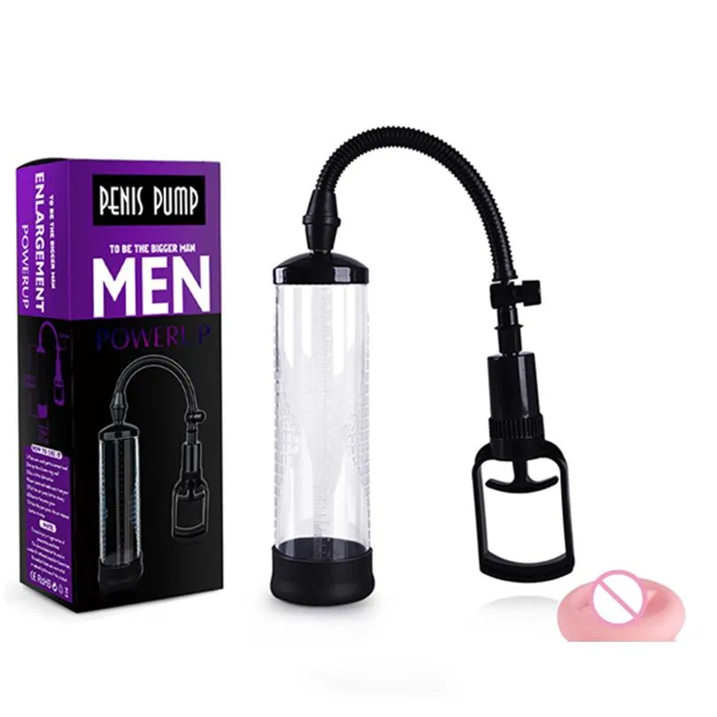 bandanas penis pump enlargement extender pump device vacuum for male lasting trainer cock dick penile erection men adult product