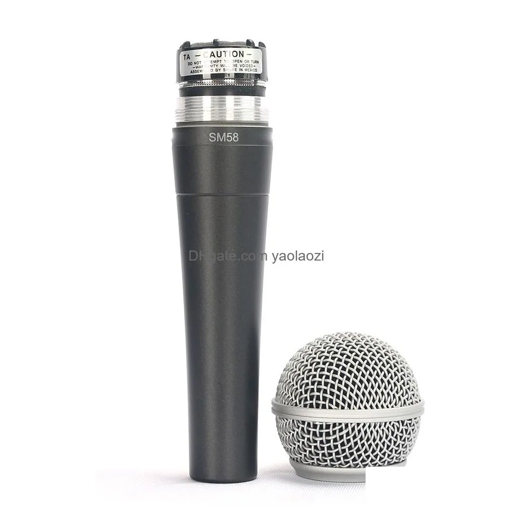 upgrade version sm58lc 15pcs top quality  58lc wired dynamic cardioid microphone vocal microfone mic