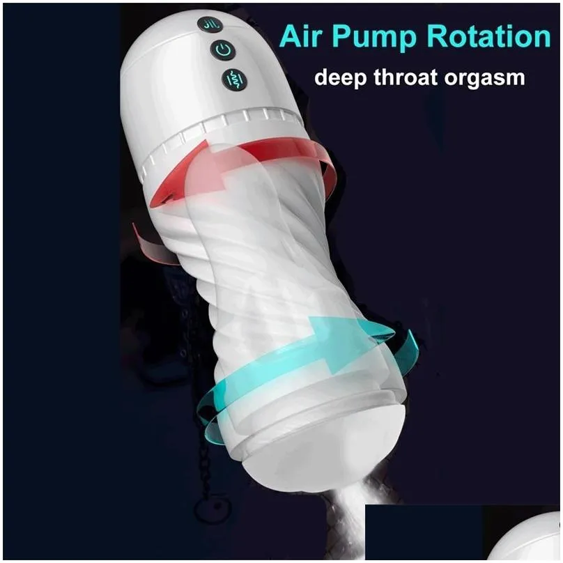  toy massager automatic artificial cunt cup sucking machine blowjob vagina masturbation vibrator adult toys for men 18