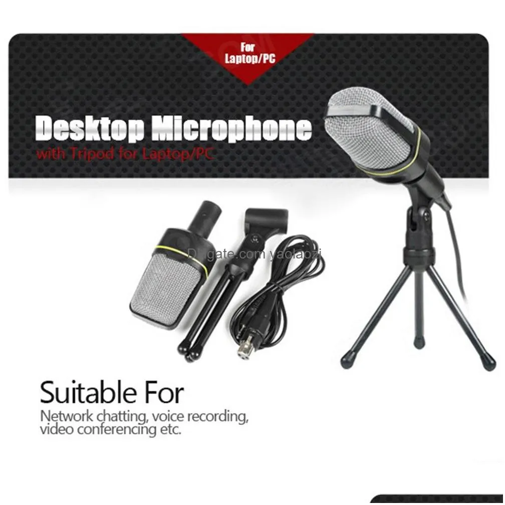 professional usb condenser microphone studio sound microphones recording tripod for ktv karaoke laptop pc desktop computer