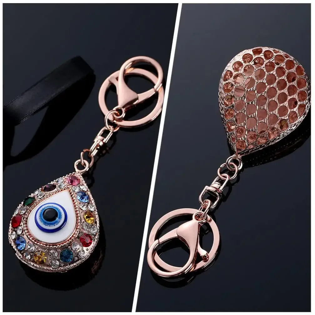 3ml turkish blue evil eye keychain charms evil eye charms car rearview mirror ornament protection pendant decor for handbag purse