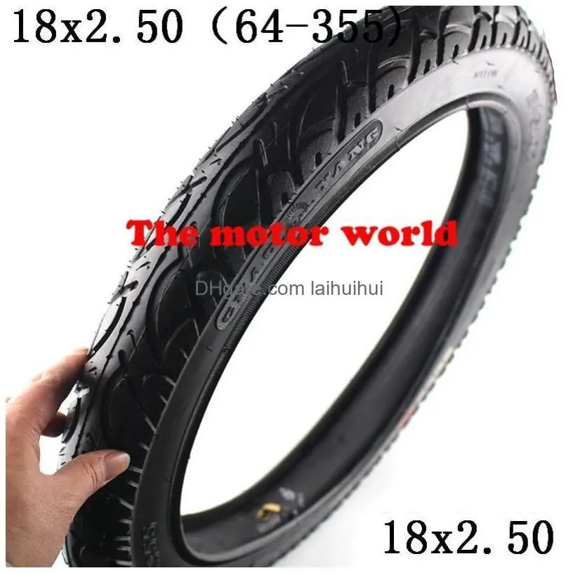 motorcycle wheels tires inner and outer tyre with good quality 18x2.50 64355 tire fits electric battery tricycle gas scooter drop