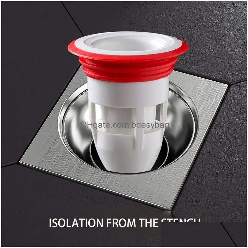 bathroom silicone floor drain core sewer deodorizer washing machine cover insectproof inner core water pipe