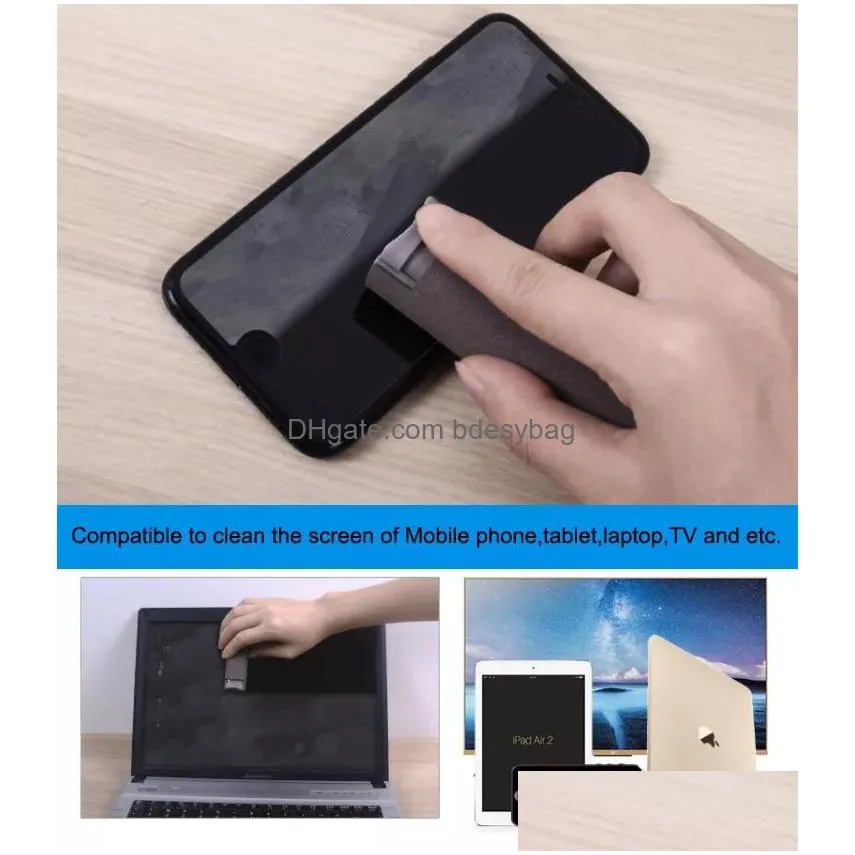 convenient and fast screen cleaning spray kit washable fiber cloth for iphone camera lens mobile phone ipad computer screens with