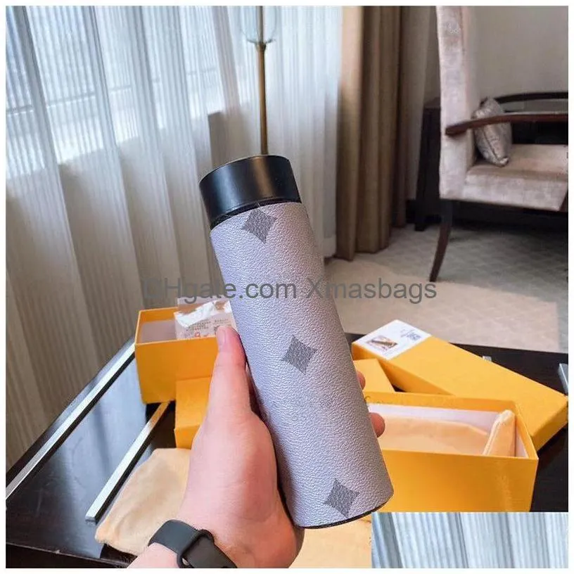 hipster series kettle top quality stainless steel 500ml luxury water bottles adults children outdoor cycling sports designer thermal insulatio