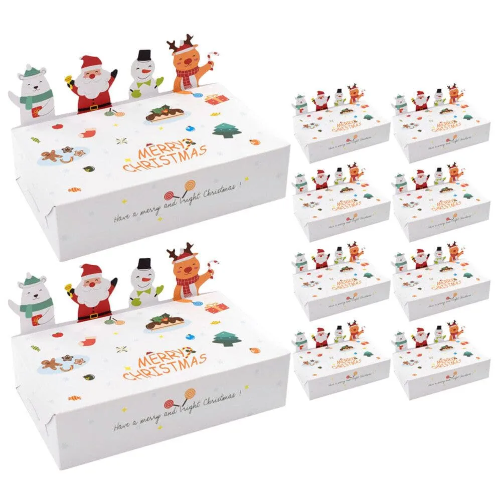 red plaid christmas goody candy boxes xmas treat boxes with handles 3d christmas gable boxes christmas holiday party favors supplies for kid candy chocolate treats box 6x3.5x3.5