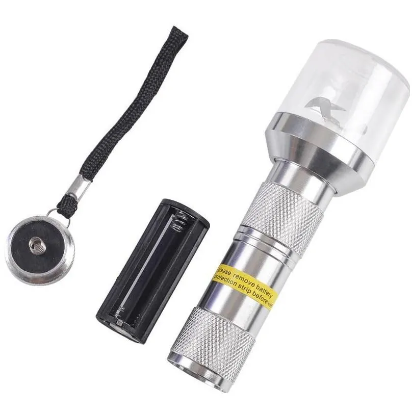 smoking shop bong aluminum electric tobacco grinder crusher herb grinders flashlight pollen cigarette alloy metal handheld chopper