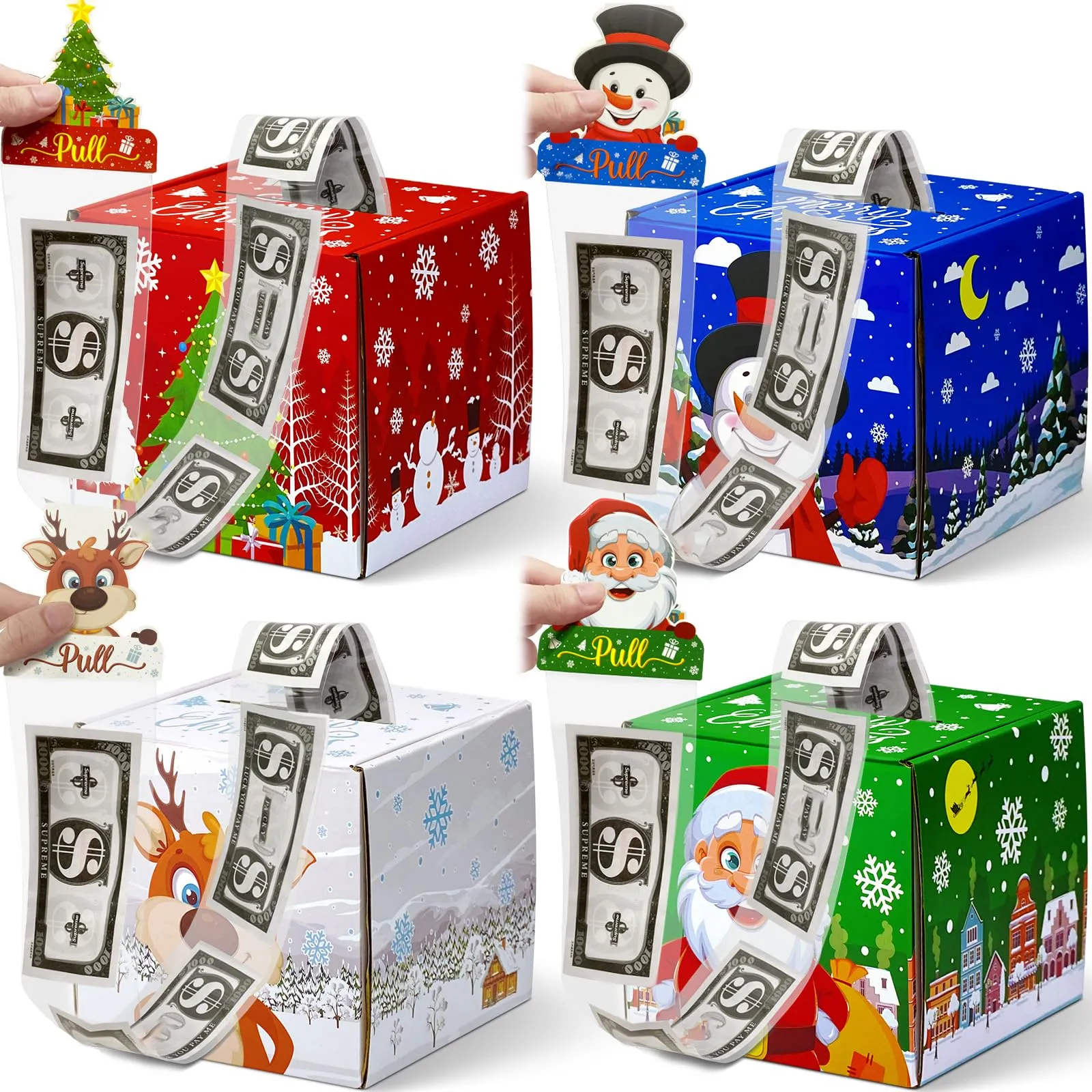 christmas gift boxes cookie boxes treat boxes 3d xmas house cardboard gable boxes for candy holiday party favor supplies christmas boxes for gift giving 6x3.5x3.5 inches