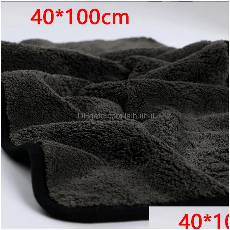 microfiber towel super absorbent car cleaning detailing cloth auto care drying towels care cleaning polishing cloths 40x60/100cm