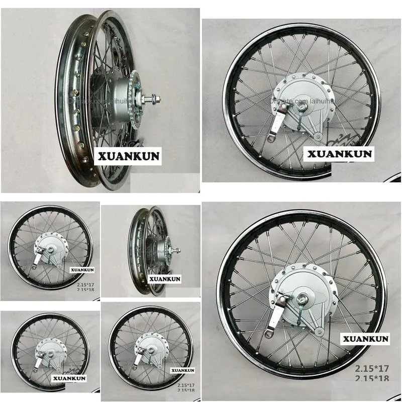 cg125 motorcycle retrofit widened to increase the hub assembly / spoke wire rear wheel