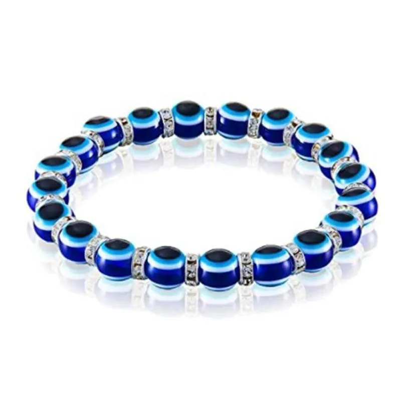 Pendant Necklaces Pendant Necklaces Evil Eye Necklace For Women Keyring Turkish Blue Bead Bracelet Handmade Glasses Charms B Dhgarden Dhgco
