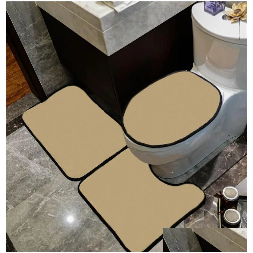Toilet Seat Covers Hipster Toilet Seat Ers Sets Indoor Top Quality Door Mats Suits Luxury Eco Friendly Bathroom Designer Accessorie Dr Dhdxg