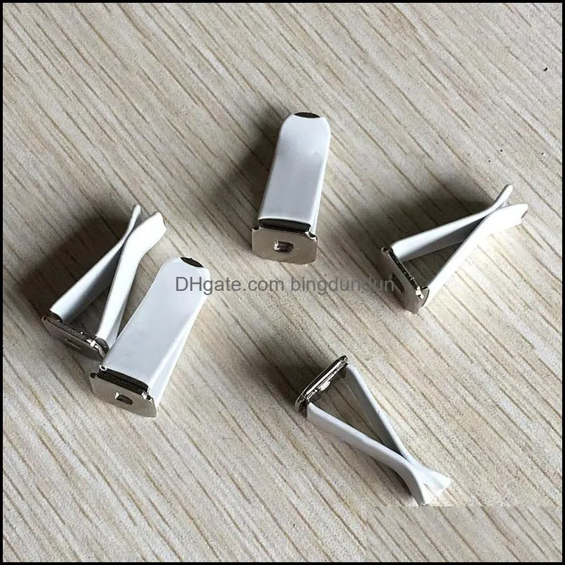  arrival auto outlet clips metal alloy white black color diy automotive perfume clip decorative car vents clamps accessories 0 25jt