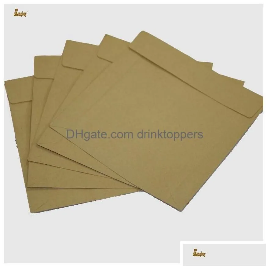 paper products 100pcs/lot 12.5cm square disc cd sleeve 90gsm kraft dvd bag er d packaging envelopes type pack bags wedding party fav