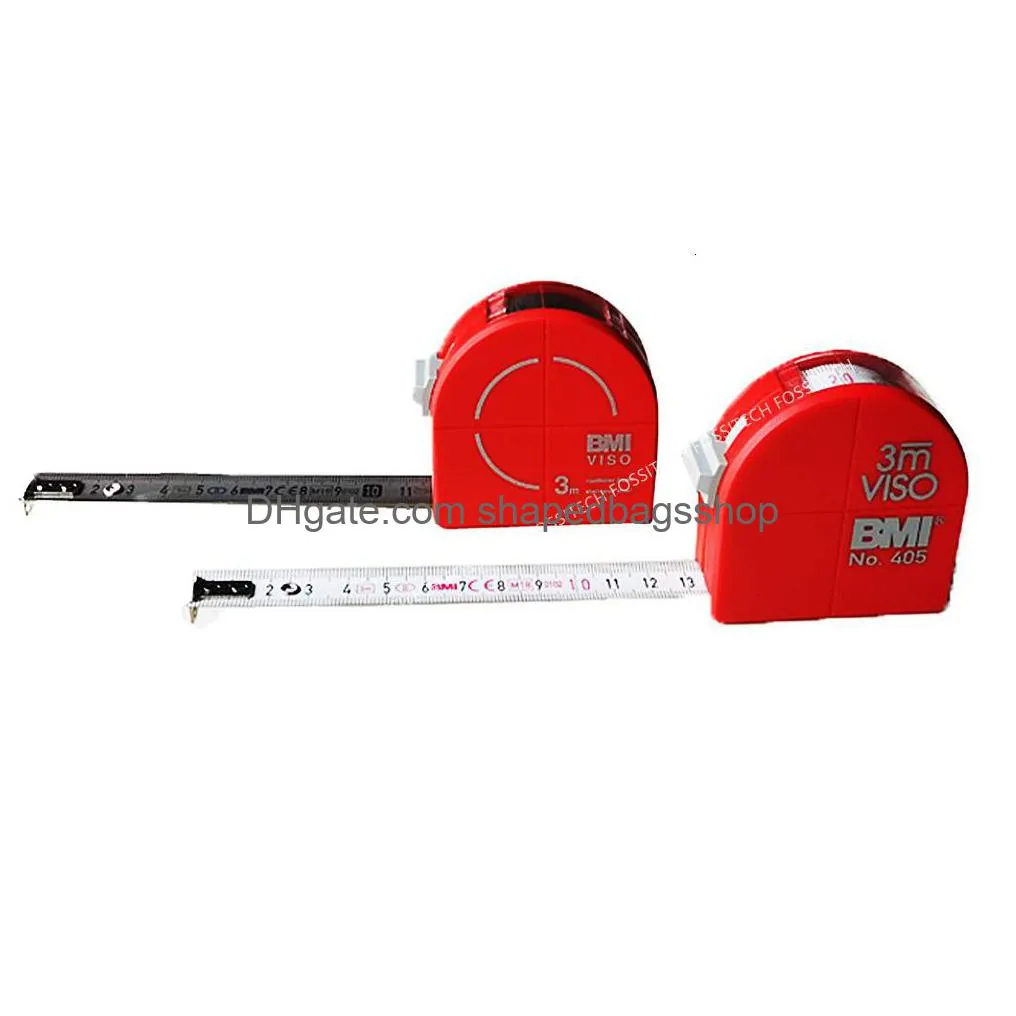 Tape Measures Wholesale Tape Measures German Metric Stainless Steel Measure 405 Mtifunctional Window Reading Observation Ding Round To Dhfme