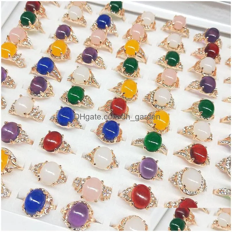 popular color stone ring mens and womens general jewelry suitable for tourism souvenirs gifts retro rings wholesale rings
