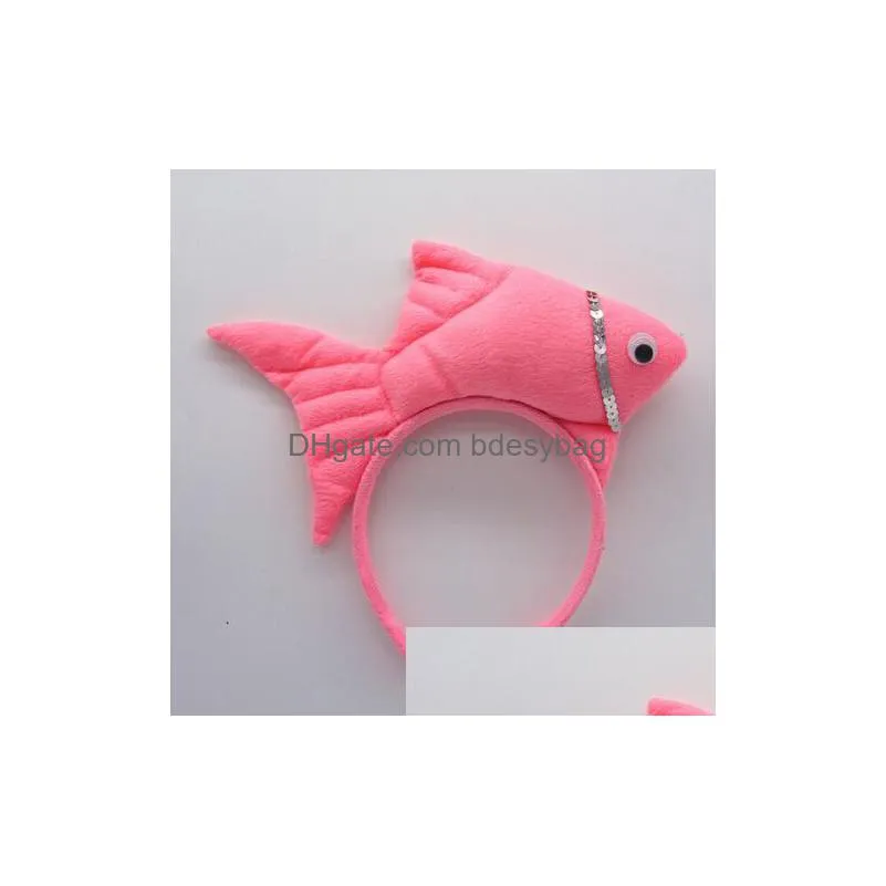 animal ocean sea fish headband kids adults boy girl cosplay headwear birthday party hair accessories halloween christmas gb457