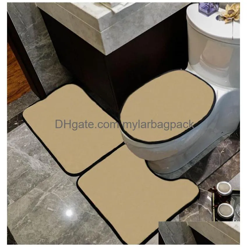 Toilet Seat Covers Hipster Toilet Seat Ers Sets Indoor Top Quality Door Mats Suits Luxury Eco Friendly Bathroom Designer Accessorie Dr Dhtvb